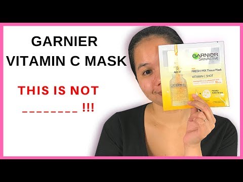 Serum Mask Comparison (Garnier Light Complete - Sakura White). 
