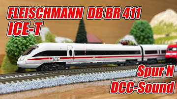 FLEISCHMANN  7770006 DB BR 411 "ICE T" DCC-Sound /Produktionsversion 2024 Spur N/N gauge /Nゲージ