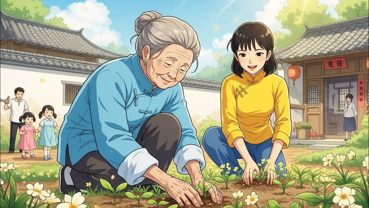 When Grandmother's Garden Blooms Again 🌸 A Spring Memory | Ghibli Style Cozy Animation