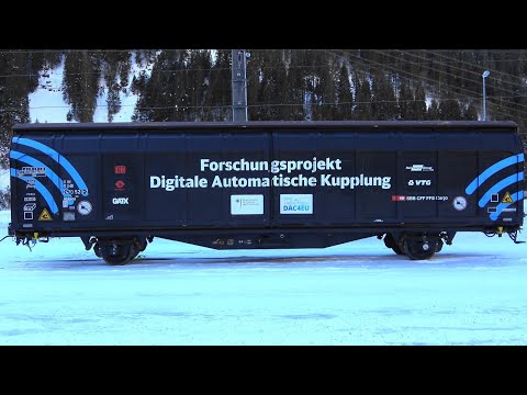 ??DAC4EU Forschungsprojekt Digitale Automatische Kupplung DAK in Langen am Arlberg + Ausf. Klimajet