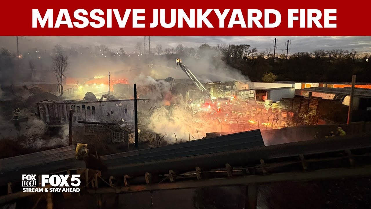 2-alarm fire in Prince George’s County disrupts rail traffic