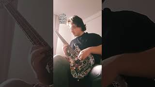 epic metal intro on bass guitar #metal #riff #music #epic #shorts