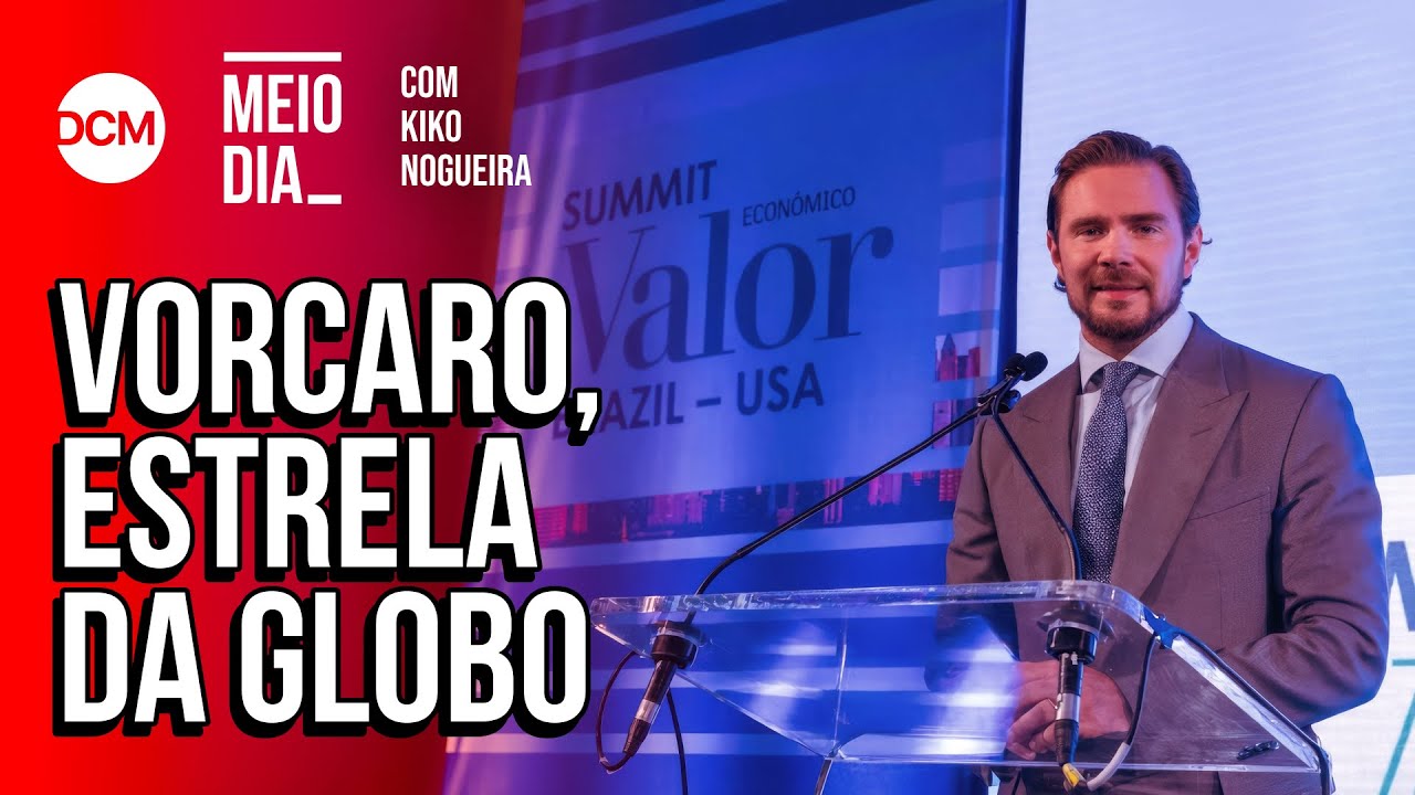 Vorcaro patrocinou e foi estrela em evento da Globo em NY, que o lançou no mercado
