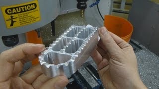 Custom Aluminum Footpegs  CNC Machined on HAAS TM1