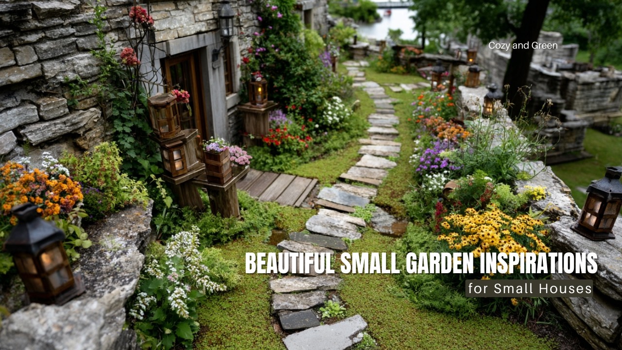 Cozy and Green: Beautiful Small Garden Inspirations for Small Houses