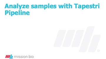 Tapestri Pipeline: Analyze Samples
