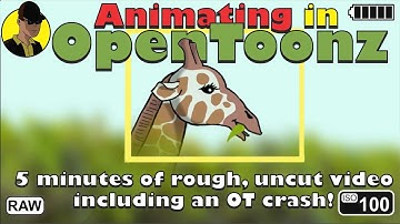 5 minutes of uncut "live" video including a classic OpenToonz crash! :-D