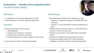 Generating personas using LLMs and assessing their viability