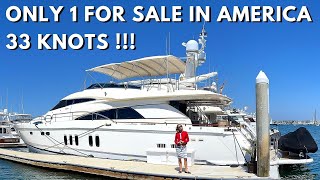 $1,549,000 2007 FAIRLINE SQUADRON 74 Yacht Tour / 3300 HP & 33 Knots
