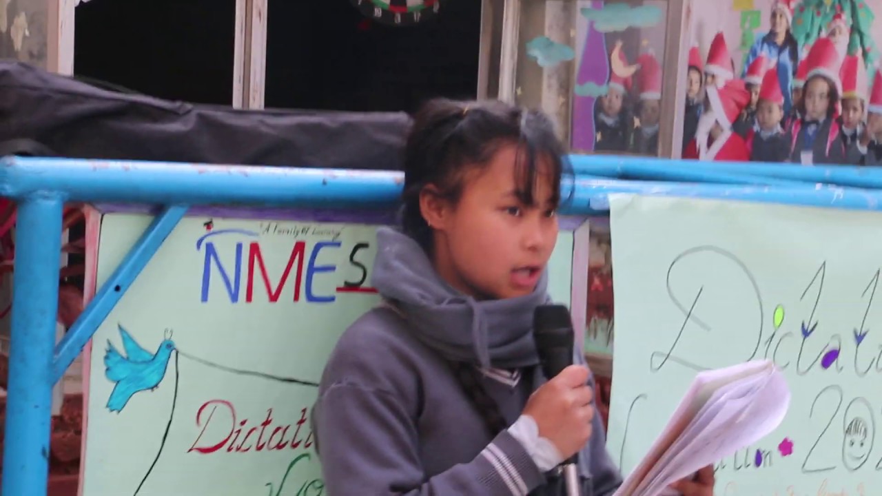 Dictation competition @NME SCHOOL