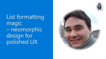 List formatting magic – neomorphic design for polished UX