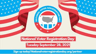 National Voter Registration Day 2021