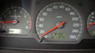 volvo s40 2.0t(auto) acceleration 0-140kmh