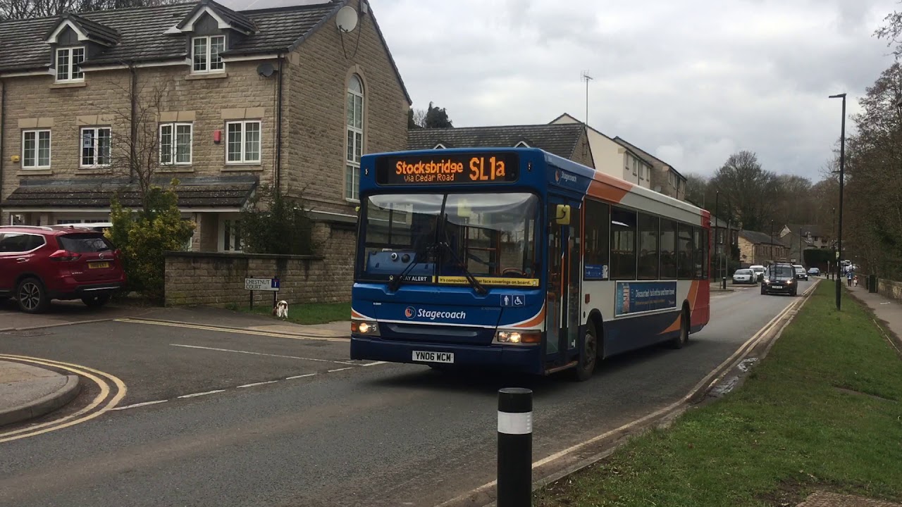 Stagecoach Sheffield 35111 heads along Low Road with a SL1 service to