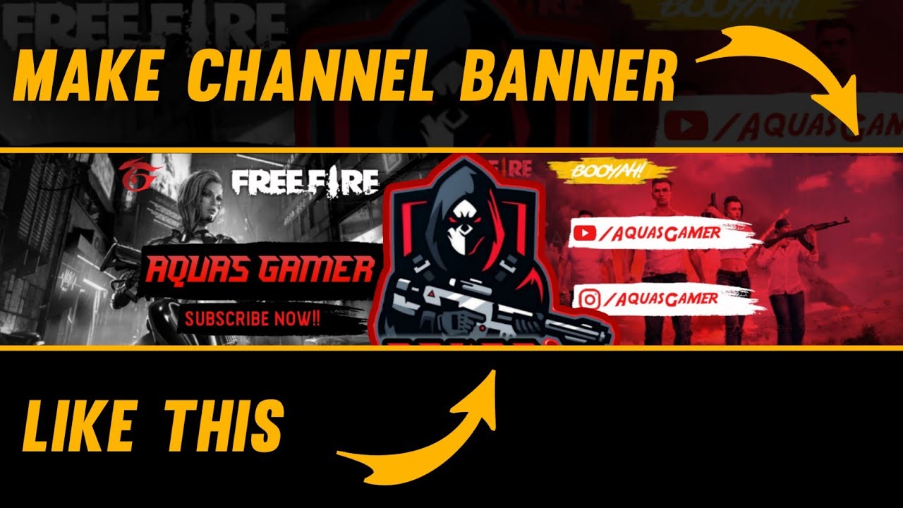 How To Make A Gaming Channel Banner Free Fire Like My Gaming Channel Or Aquas Gamer Youtube Free fire youtube updated their profile picture. how to make a gaming channel banner free fire like my gaming channel or aquas gamer