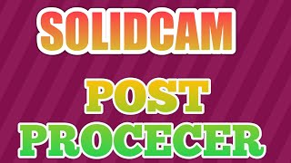 Solidcam software setting