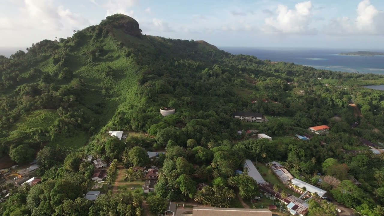 Drone (Aerial) video of Weno (Moen) found within Chuuk lagoon, Chuuk State