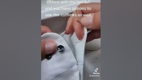 Tutorial: changing button cuffs to cufflinks. Convertible cuffs. Use your old shirt with cufflinks