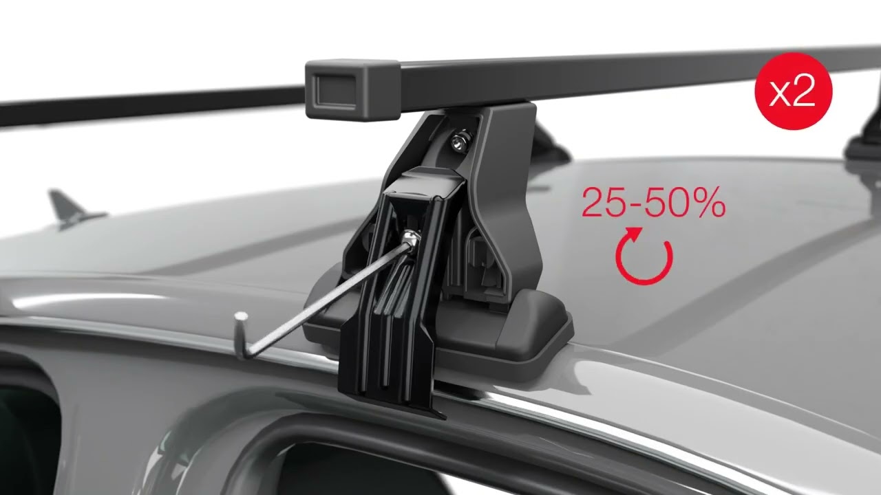 Menabo roof rack luggage rack for VW T-Roc 2018-2023 cross bar steel