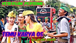 Keseruan Pemain Belakang Personil Temu Karya 05-Di lagu tebilin besidang