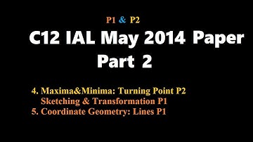C12 2014 May (Part2 Q4,5)