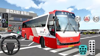 New Intercity Bus in Highway Rest Area - 3d Driving Class new update - Android Gameplay screenshot 2