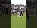 Tiger messes with rory on the putting green