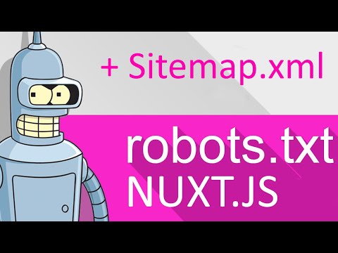 Автоматическая генерация robots.txt + sitemap.xml для проектов на Nuxt.js | datebox.app s1e10