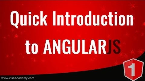 Quick Introduction to Angular js for beginners in Hindi - Angular js tutorial in Hindi/Urdu