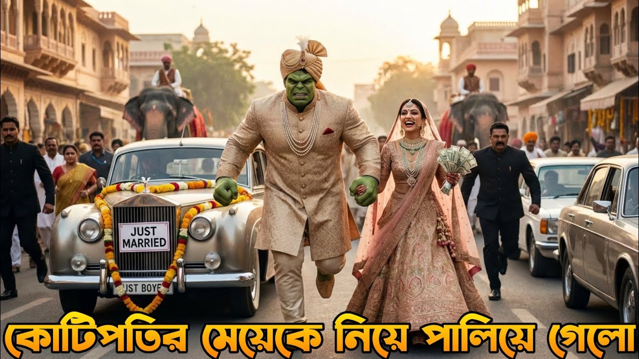 কোটিপতির মেয়েকে নিয়ে পালিয়ে গেলো হাল্ক। ভালোবাসলে এমন মানুষকে বাসো যে মৃত্যু পর্যন্ত সাথে থাকবে। 