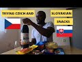 Trying Czech 🇨🇿  And Slovakian 🇸🇰 Snacks And Sweets | My Opinion