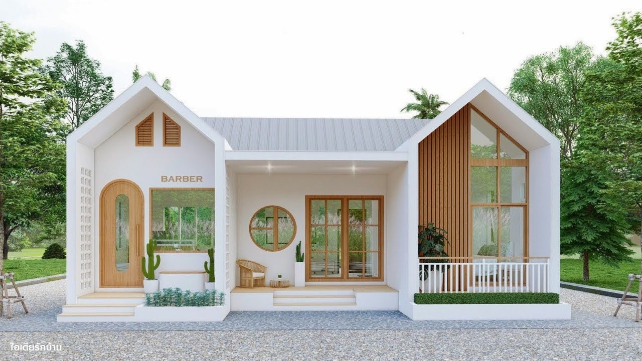 แบบบ้านนอดิกมินิมอลมูจิ ขนาด 2 ห้องนอน 1 ห้องน้ำ พื้นที่รวมระเบียงหน้า ...