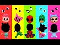 Wrong eyes👀 The Incredibles Bebefinn Loolookids Cocomelon DAME TU COSITA Funny Puzzle Wrong Heads