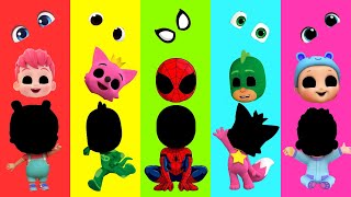 Wrong eyes👀 The Incredibles Bebefinn Loolookids Cocomelon DAME TU COSITA Funny Puzzle Wrong Heads