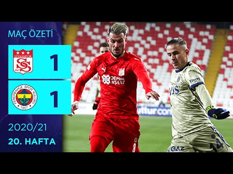 ÖZET: DG Sivasspor 1-1 Fenerbahçe | 20. Hafta - 2020/21