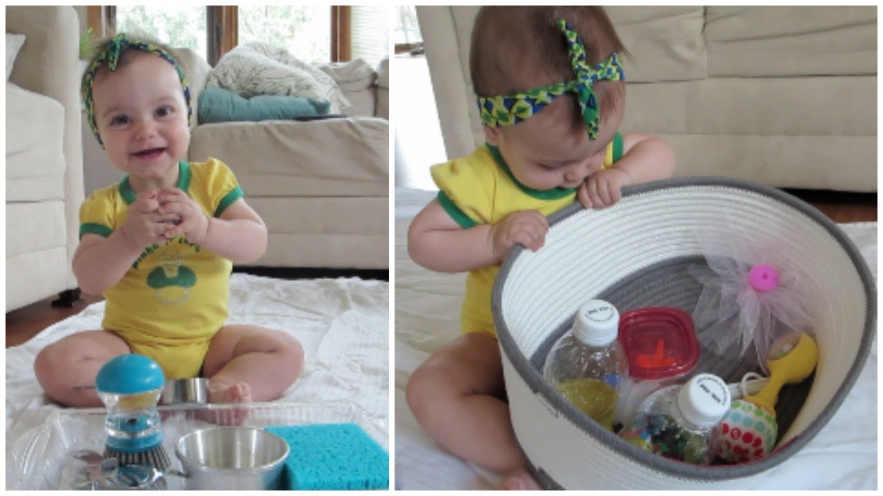 ATIVIDADE PARA BEBÊS - CESTA DE TESOUROS