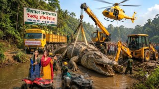 🐊 Giant Crocodile Rescue Adventure 😱🚁 | World's Biggest Wild Crocodile Saving Mission!