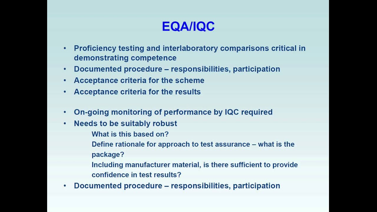 What Do I Need to Pass ISO 15189