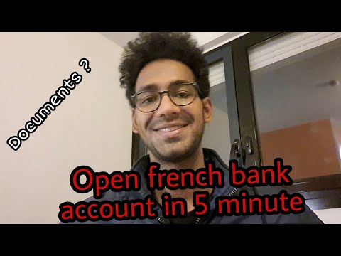 Bank account in france within 5 minutes ✌ | International Student | V Kan