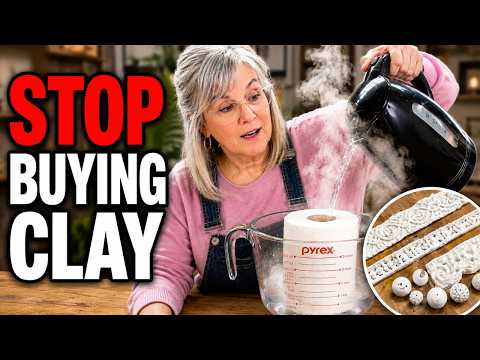I Poured Boiling Water on Toilet Paper To Make Clay