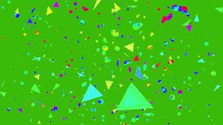 Футаж Конфетти | Футажи для видео | Хромакей | Зеленый фон | confetti green screen | ФутаЖОР