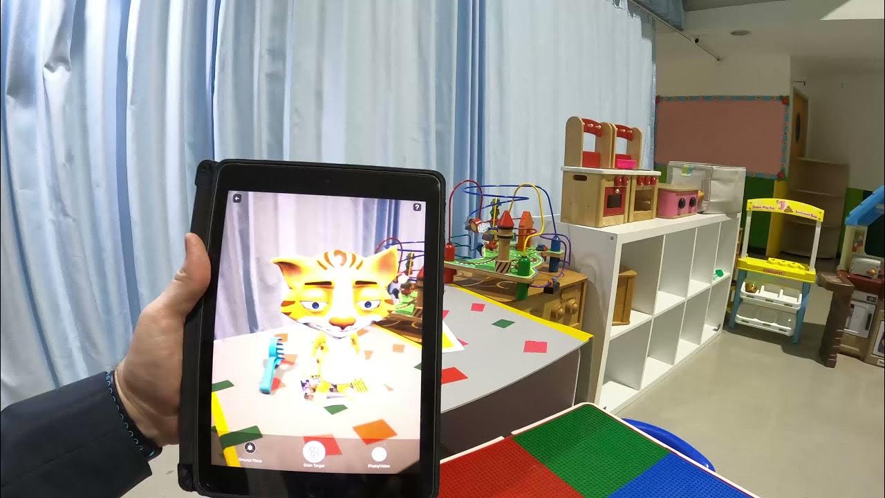 Smart AR Cat is giving a tour of SBS Kindergarten - YouTube