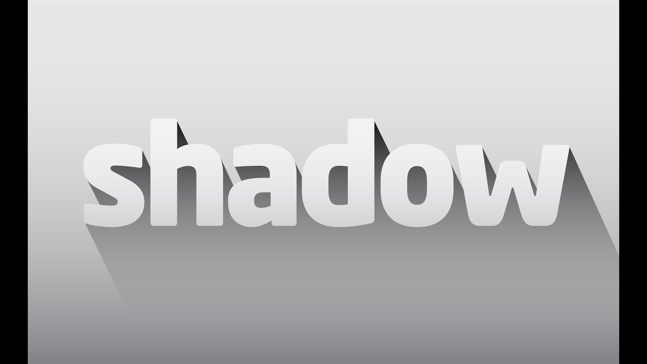 How to create a Long Shadow on Text in Adobe Illustrator CS5 HD1080p ...