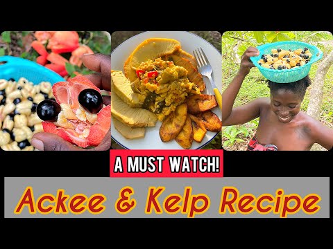 ACKEE & KELP RECIPE| #mustwatch #PLANTBASED #wholistic #nutrition