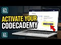 How to Activate Your Codecademy Plus Account - Easy Tutorial