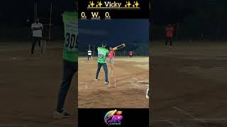 1 Run 2 Wickets 😱🔥 Vicky’s Unbelievable Bowling Spell! #cricket #cricketlover #vicky #cricketshorts