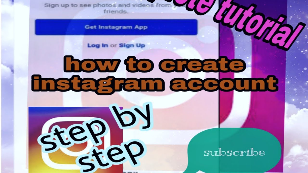 how to create instagram account on phone or pc with email or phone number complete tutorial