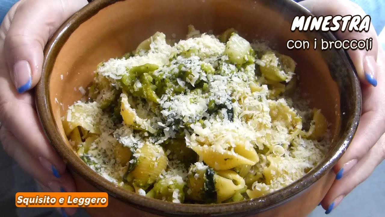 MINESTRA CON I BROCCOLI alla Siciliana. Un primo piatto gustoso per