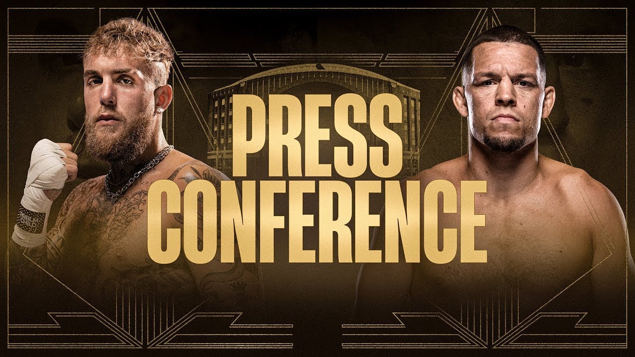 Jake Paul vs Nate Diaz OFFICIAL PRESS CONFERENCE LIVE