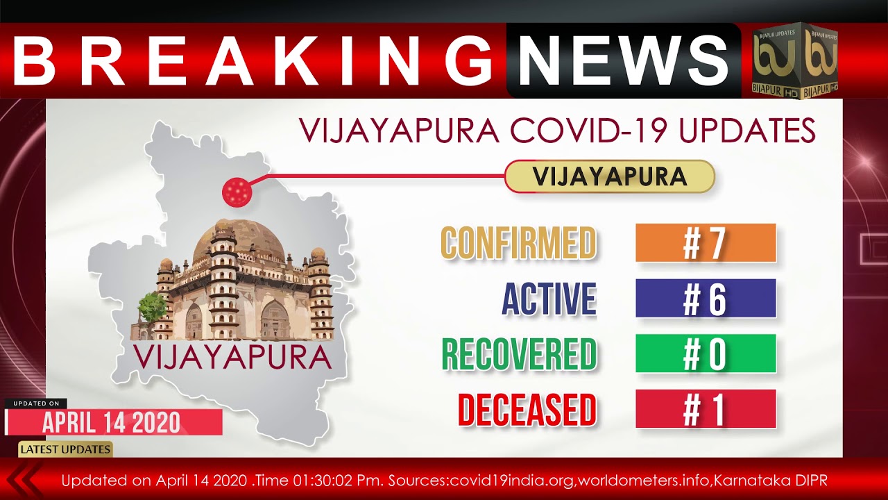 VIJAYAPURA CORONAVIRUS LIVE UPDATES | 14 APRIL | BIJAPUR UPDATES